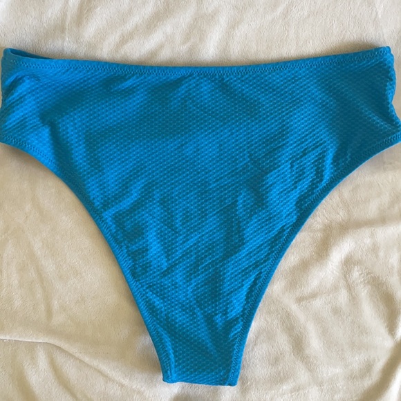 Cupshe Swim Cupshe Blue Twist Front Halter Bikini Poshmark